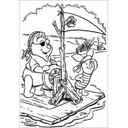 Winnie the Pooh (Cartoon Characters) coloring page #28702 to print and color