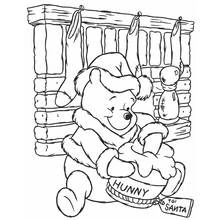 Winnie the Pooh (Cartoon Characters) coloring page #28706 to print and color