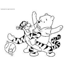 Winnie the Pooh (Cartoon Characters) coloring page #28728 to print and color