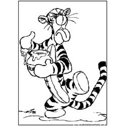 Winnie the Pooh (Cartoon Characters) coloring page #28777 to print and color