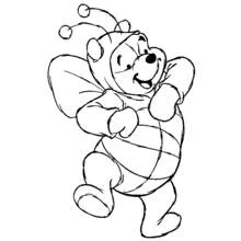 Winnie the Pooh (Cartoon Characters) coloring page #28806 to print and color