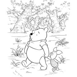 Winnie the Pooh (Cartoon Characters) coloring page #28910 to print and color