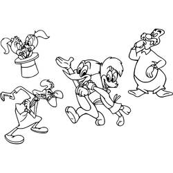 Woody Woodpecker (Cartoon Characters) coloring page #208887 to print and color