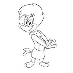 Woody Woodpecker (Cartoon Characters) coloring page #208897 to print and color