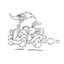 Woody Woodpecker (Cartoon Characters) coloring page #28446 to print and color