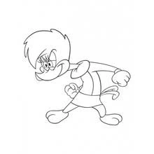 Woody Woodpecker (Cartoon Characters) coloring page #28469 to print and color