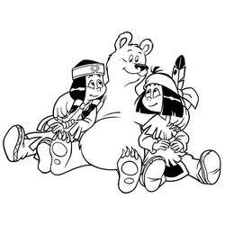 Coloring pages: Yakari - Free Printable Coloring Pages