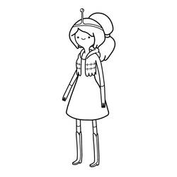 Adventure Time (Cartoons and Animated Shows) coloring page #206935 to print and color