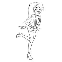 Coloring page: Angel Friends (Cartoons and Animated Shows) #198236 - Free Printable Coloring Pages