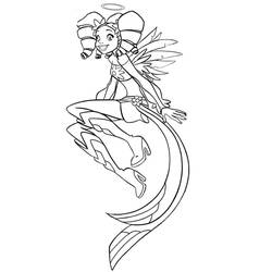 Coloring page: Angel Friends (Cartoons and Animated Shows) #198238 - Free Printable Coloring Pages