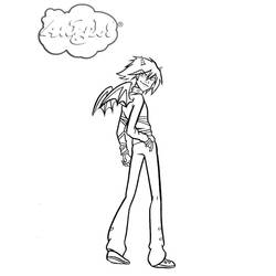 Coloring page: Angel Friends (Cartoons and Animated Shows) #198249 - Free Printable Coloring Pages