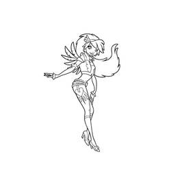 Coloring page: Angel Friends (Cartoons and Animated Shows) #198254 - Free Printable Coloring Pages