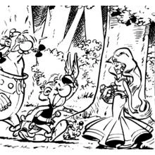 Asterix and Obelix (Cartoons and Animated Shows) coloring page #24388 to print and color