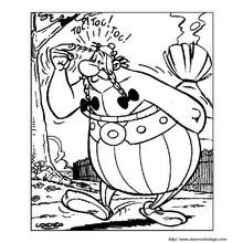 Asterix and Obelix (Cartoons and Animated Shows) coloring page #24391 to print and color