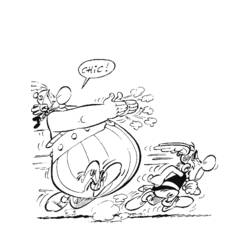 Asterix and Obelix (Cartoons and Animated Shows) coloring page #24456 to print and color