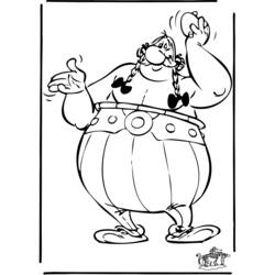 Asterix and Obelix (Cartoons and Animated Shows) coloring page #24461 to print and color