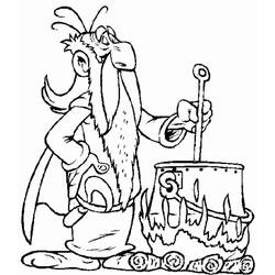 Coloring pages: Asterix and Obelix - Free Printable Coloring Pages
