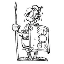 Asterix and Obelix (Cartoons and Animated Shows) coloring page #24469 to print and color