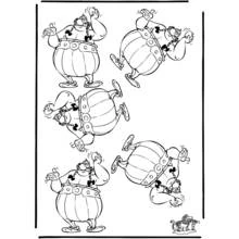 Asterix and Obelix (Cartoons and Animated Shows) coloring page #24473 to print and color
