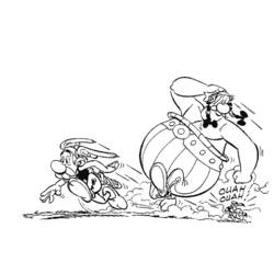 Asterix and Obelix (Cartoons and Animated Shows) coloring page #24482 to print and color