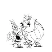 Asterix and Obelix (Cartoons and Animated Shows) coloring page #24485 to print and color
