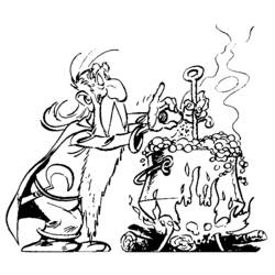 Asterix and Obelix (Cartoons and Animated Shows) coloring page #24488 to print and color