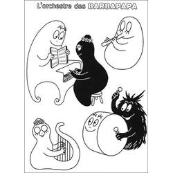 Barbapapa (Cartoons and Animated Shows) coloring page #36462 to print and color