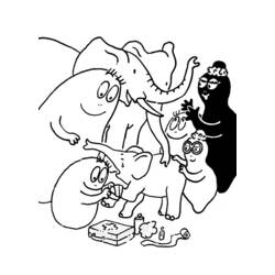 Barbapapa (Cartoons and Animated Shows) coloring page #36463 to print and color