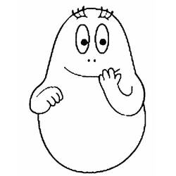 Barbapapa (Cartoons and Animated Shows) coloring page #36490 to print and color