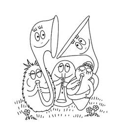 Barbapapa (Cartoons and Animated Shows) coloring page #36501 to print and color