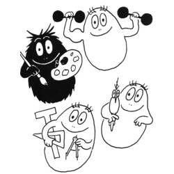 Barbapapa (Cartoons and Animated Shows) coloring page #36510 to print and color