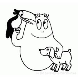 Barbapapa (Cartoons and Animated Shows) coloring page #36531 to print and color