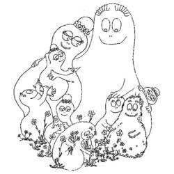 Barbapapa (Cartoons and Animated Shows) coloring page #36551 to print and color