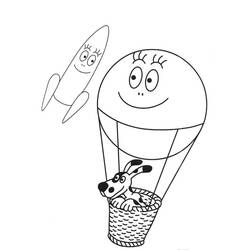 Barbapapa (Cartoons and Animated Shows) coloring page #36579 to print and color