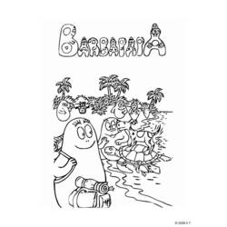 Barbapapa (Cartoons and Animated Shows) coloring page #36606 to print and color