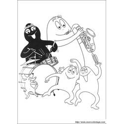 Barbapapa (Cartoons and Animated Shows) coloring page #36617 to print and color