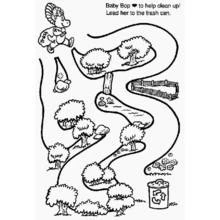 Coloring page: Barney and friends (Cartoons and Animated Shows) #40939 - Free Printable Coloring Pages