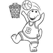 Coloring page: Barney and friends (Cartoons and Animated Shows) #41044 - Free Printable Coloring Pages