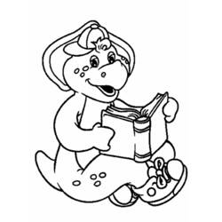 Coloring page: Barney and friends (Cartoons and Animated Shows) #41080 - Free Printable Coloring Pages