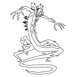 Ben 10 (Cartoons and Animated Shows) coloring page #184743 to print and color