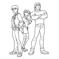 Ben 10 (Cartoons and Animated Shows) coloring page #184746 to print and color