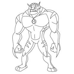 Ben 10 (Cartoons and Animated Shows) coloring page #184758 to print and color