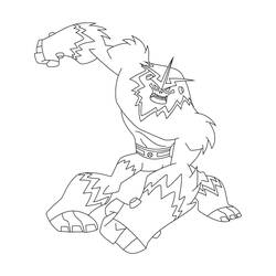 Ben 10 (Cartoons and Animated Shows) coloring page #184765 to print and color