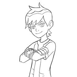 Ben 10 (Cartoons and Animated Shows) coloring page #184768 to print and color