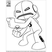 Ben 10 (Cartoons and Animated Shows) coloring page #40472 to print and color