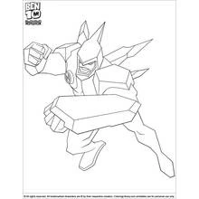 Ben 10 (Cartoons and Animated Shows) coloring page #40481 to print and color