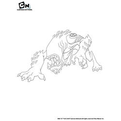 Ben 10 (Cartoons and Animated Shows) coloring page #40511 to print and color
