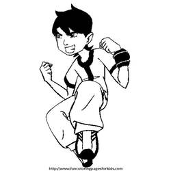 Ben 10 (Cartoons and Animated Shows) coloring page #40516 to print and color