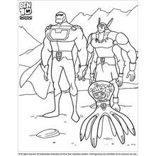 Ben 10 (Cartoons and Animated Shows) coloring page #40525 to print and color