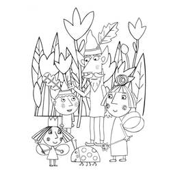 Coloring pages: Ben and Holly's Little Kingdom - Free Printable Coloring Pages